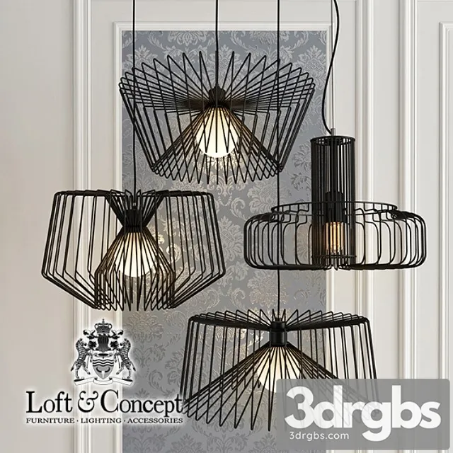 Chandelier Loft Spider 3D Model Download