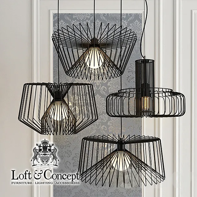 Chandelier Loft Spider 3D Model Chandelier Loft Spider 3D Model