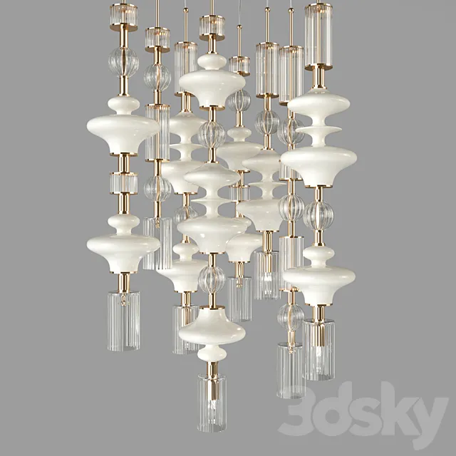 Chandelier Lorenzon 3D Model