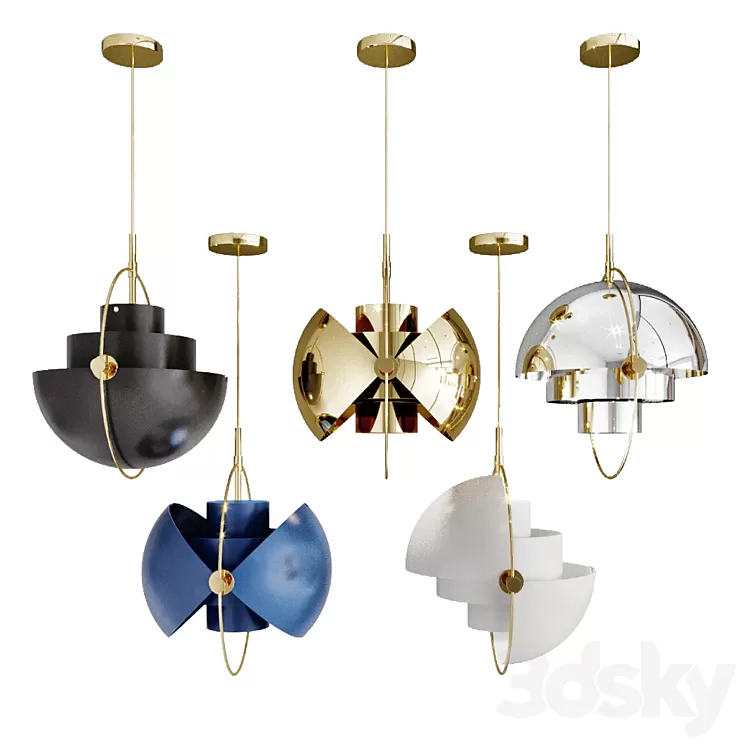 Chandelier louis weisdorff multi-lite pendant 3D Model Chandelier louis weisdorff multi-lite pendant 3D Model