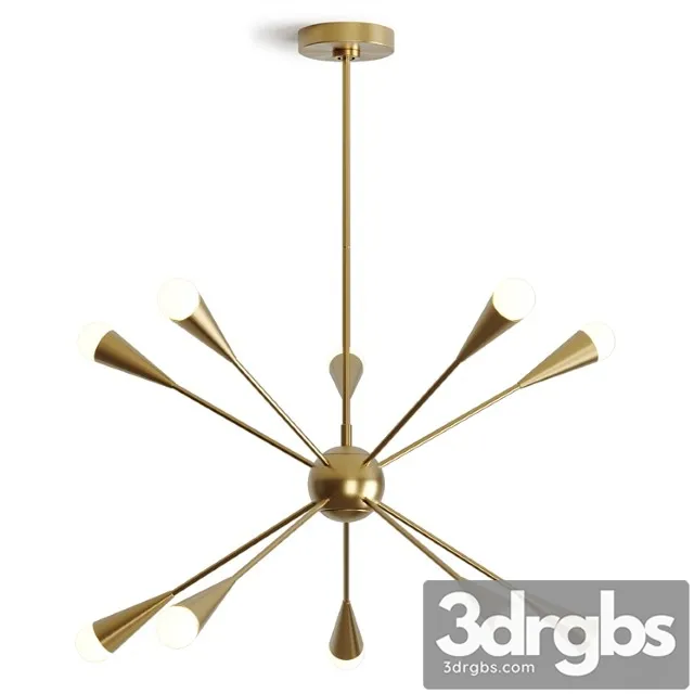 Chandelier Louvre Homme Jacob 1 3D Model Download