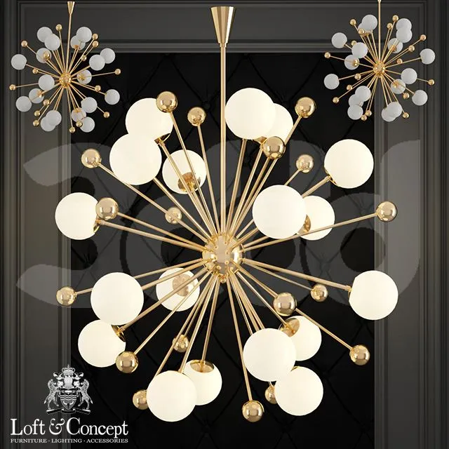 Chandelier Magic Circus Sputnik Chandeliers 01 3D Model Chandelier Magic Circus Sputnik Chandeliers 01 3D Model