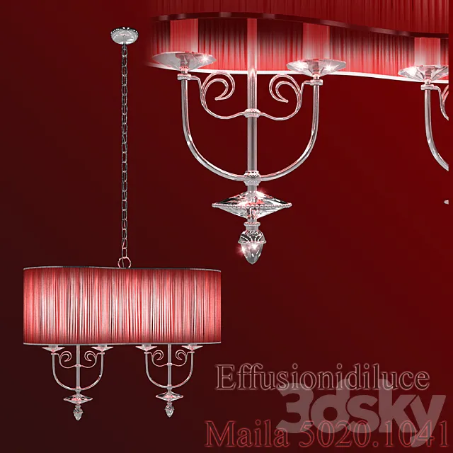 Chandelier Maila 3D Model Chandelier Maila 3D Model