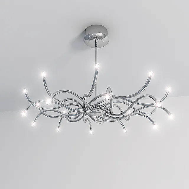 Chandelier Mantra Aire M0008 3DModel Chandelier Mantra Aire M0008 3DModel