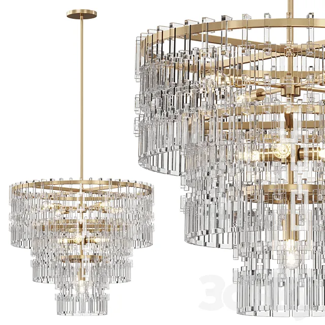 Chandelier Marignan Round Chandelier 60 3D Model