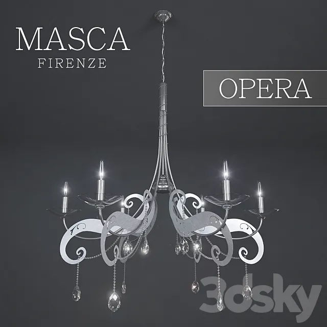 Chandelier MASCA OPERA Argentino 3DModel Chandelier MASCA OPERA Argentino 3DModel
