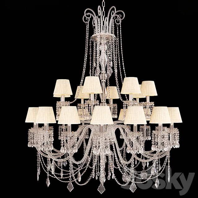 Chandelier Masiero BOHEMIA VE 873 A5 3DModel Chandelier Masiero BOHEMIA VE 873 A5 3DModel