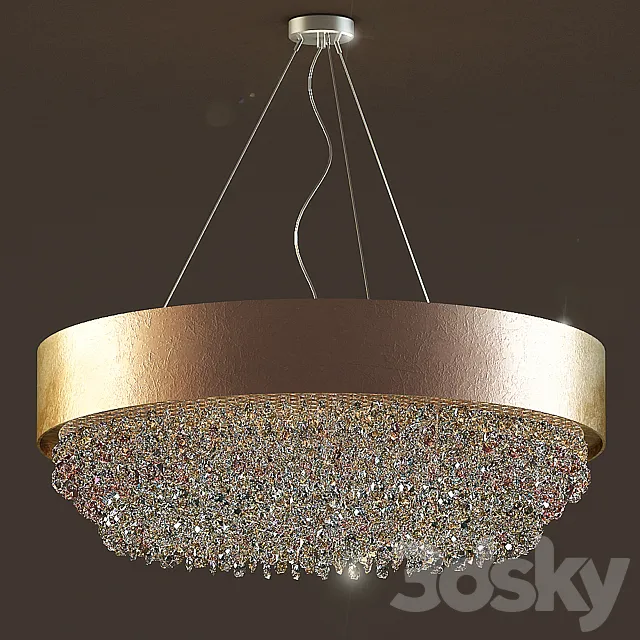 Chandelier Masiero OLA S6 60 3DModel Chandelier Masiero OLA S6 60 3DModel