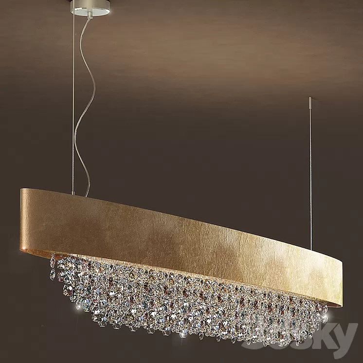 Chandelier Masiero OLA S6 OV 160 3D Model Chandelier Masiero OLA S6 OV 160 3D Model