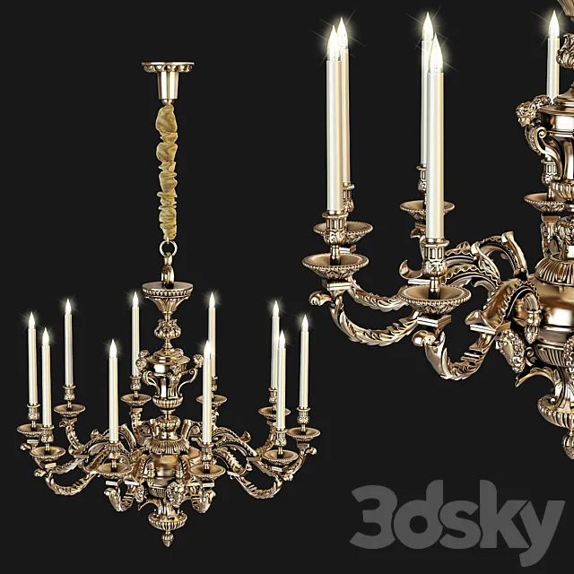 Chandelier Mathieu Lustrerie Classic 3D Model