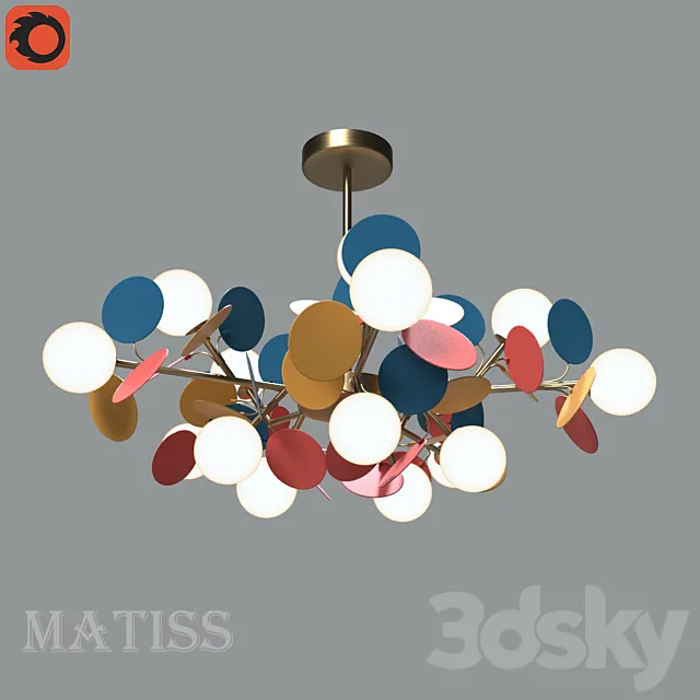 Chandelier MATISSE 3D Model Chandelier MATISSE 3D Model