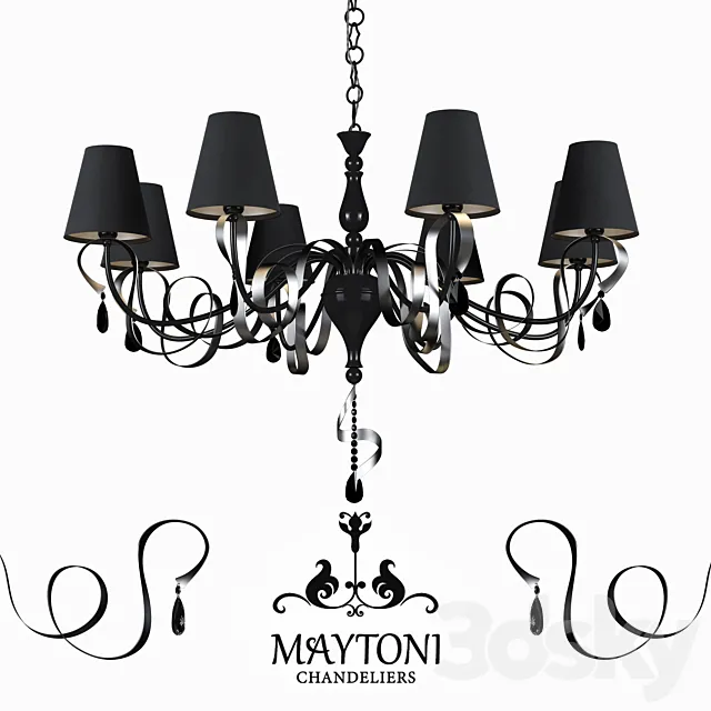 Chandelier Maytoni ARM010-08-R 3DModel Chandelier Maytoni ARM010-08-R 3DModel