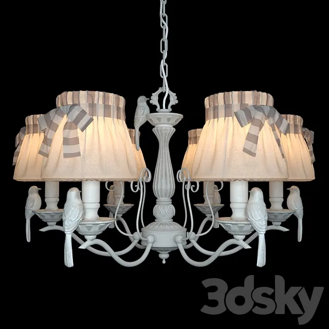 Chandelier Maytoni ARM013-06-W Elegant 3DModel Chandelier Maytoni ARM013-06-W Elegant 3DModel