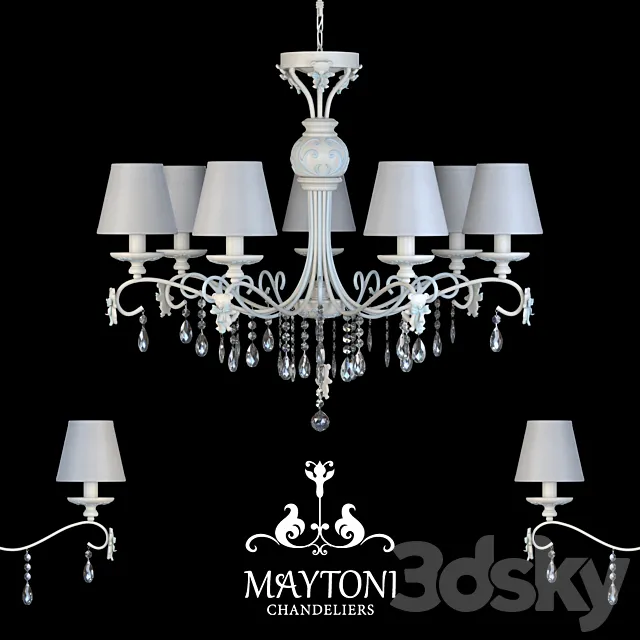 Chandelier Maytoni ARM033-07-BL 3DModel Chandelier Maytoni ARM033-07-BL 3DModel