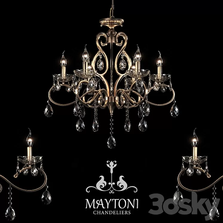 Chandelier Maytoni ARM124-06-G 3D Model