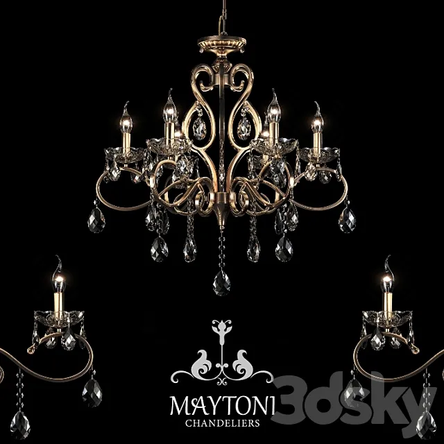 Chandelier Maytoni ARM124-06-G 3DModel Chandelier Maytoni ARM124-06-G 3DModel