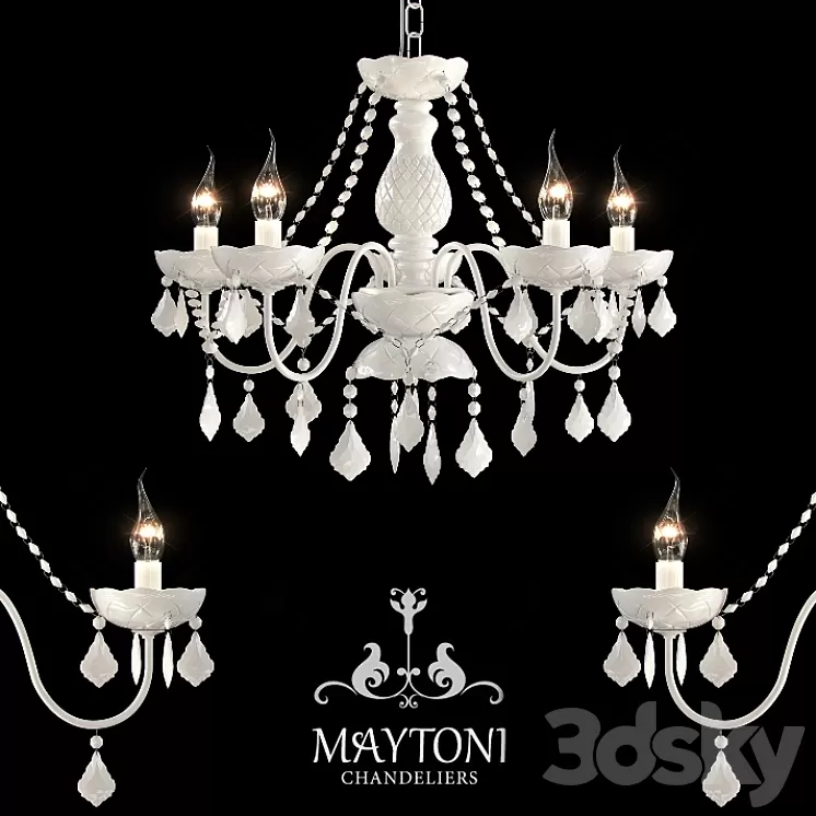 Chandelier Maytoni ARM220-05-W 3D Model