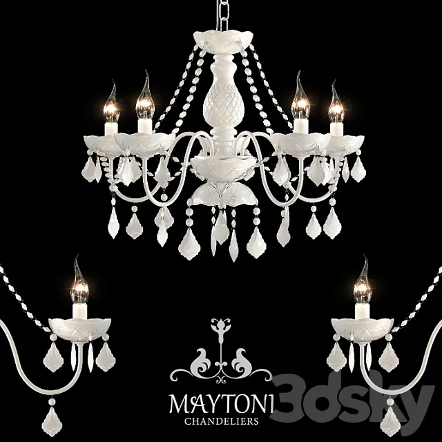 Chandelier Maytoni ARM220-05-W 3DModel Chandelier Maytoni ARM220-05-W 3DModel