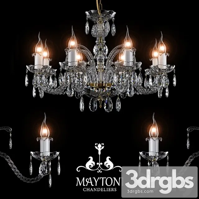 Chandelier Maytoni Arm907 08 G 3D Model Download
