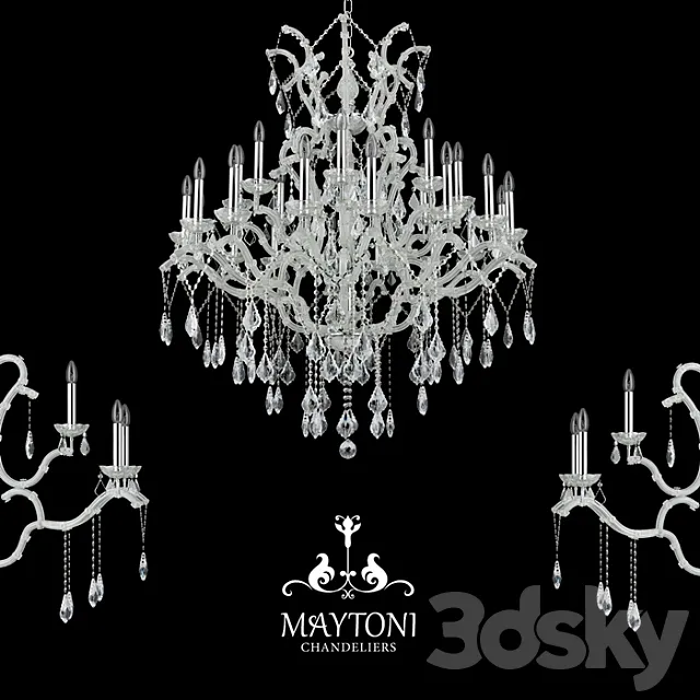 Chandelier Maytoni DIA904-25-N 3DModel Chandelier Maytoni DIA904-25-N 3DModel