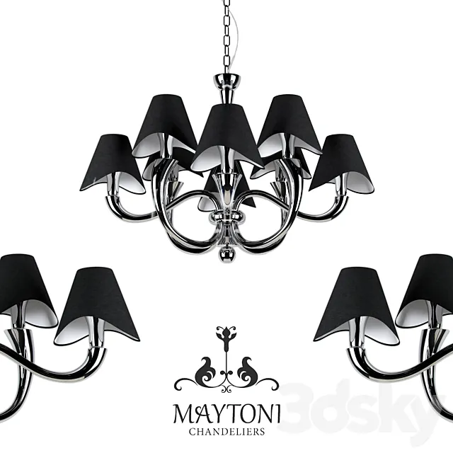Chandelier Maytoni MOD206-08-N 3DModel Chandelier Maytoni MOD206-08-N 3DModel