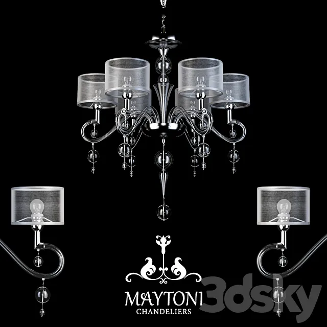 Chandelier Maytoni MOD603-06-N 3DModel Chandelier Maytoni MOD603-06-N 3DModel