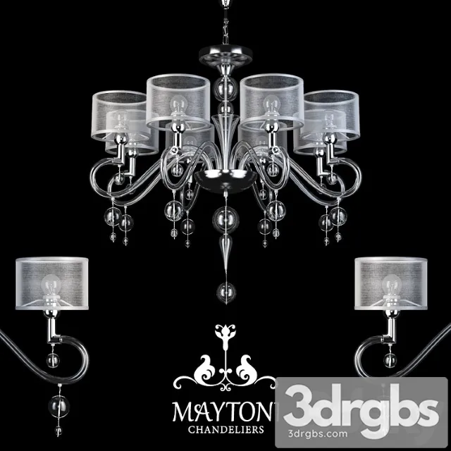 Chandelier Maytoni Mod603 08 N 3D Model Download