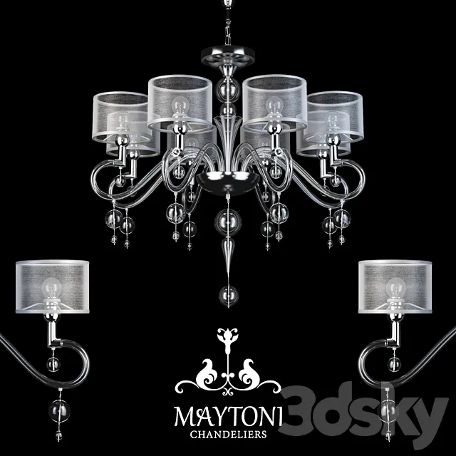 Chandelier Maytoni MOD603-08-N 3DModel Chandelier Maytoni MOD603-08-N 3DModel
