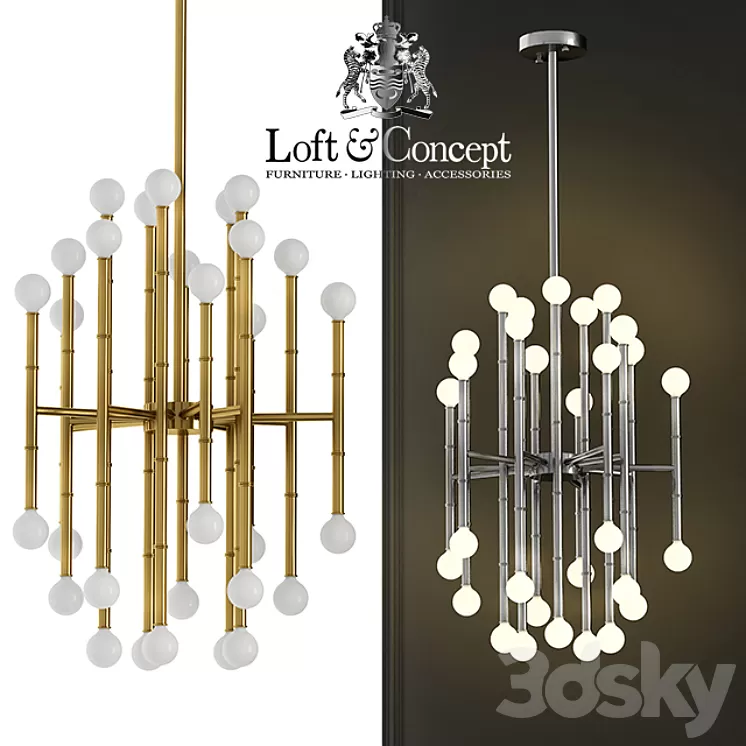 Chandelier Meurice Chandelier Jonathan Adler 3D Model Chandelier Meurice Chandelier Jonathan Adler 3D Model