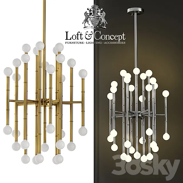 Chandelier Meurice Chandelier Jonathan Adler 3DModel Chandelier Meurice Chandelier Jonathan Adler 3DModel