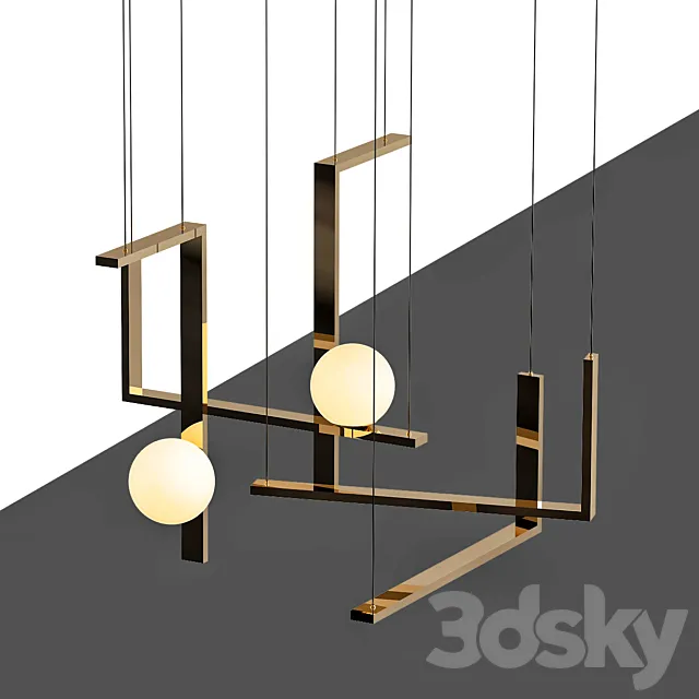 Chandelier moder 3DModel