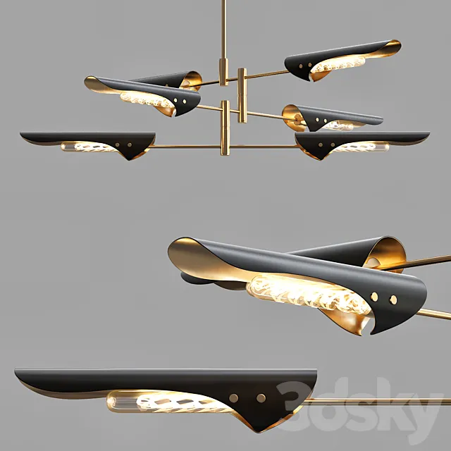 chandelier modern 3DModel