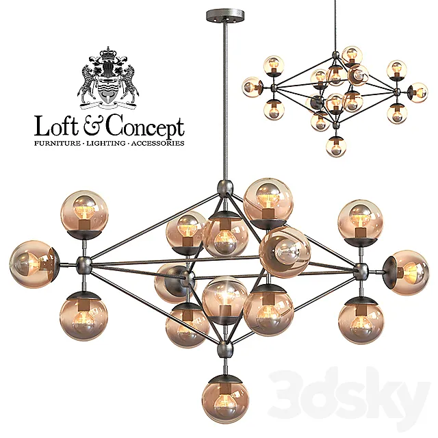 Chandelier Modo Chandelier 15 Globes 3D Model Chandelier Modo Chandelier 15 Globes 3D Model
