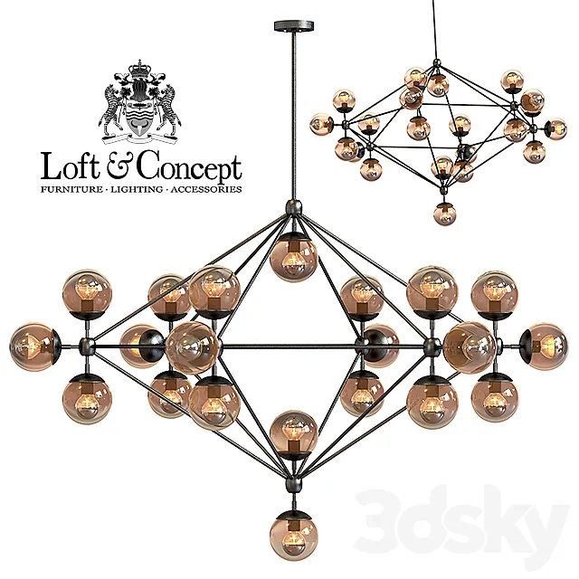 Chandelier Modo Chandelier 21 Globes 3DModel Chandelier Modo Chandelier 21 Globes 3DModel