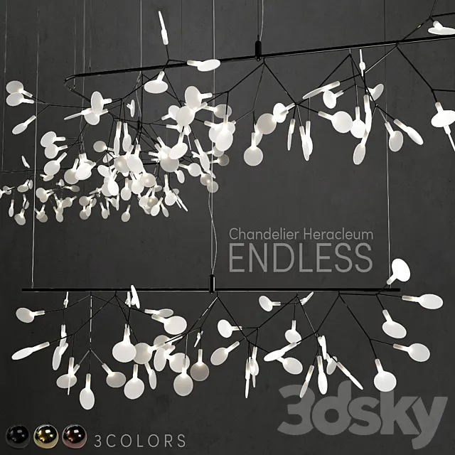 Chandelier mooi heracleum endless 3DModel