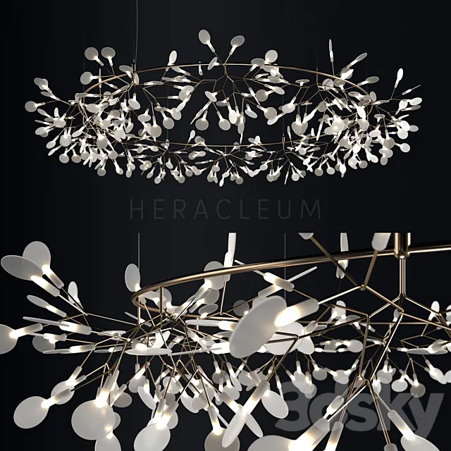 Chandelier Moooi Heracleum the Big O 3DModel