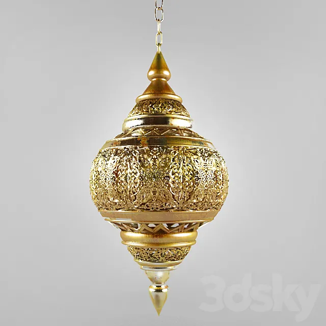 Chandelier Morocco 3D Model Chandelier Morocco 3D Model