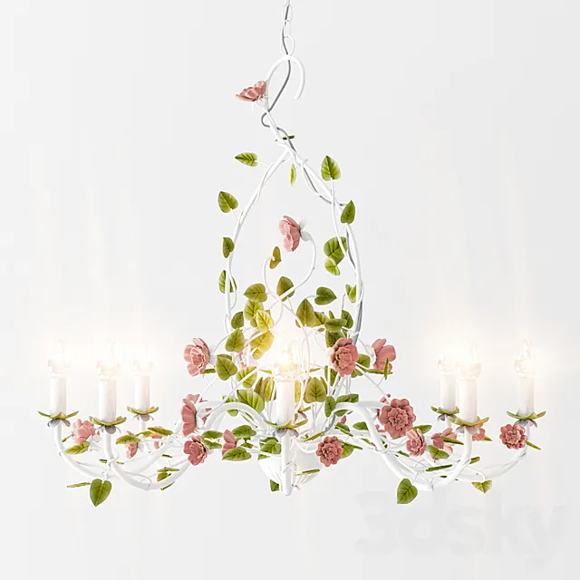 Chandelier MW-LIGHT Bouquet 421013708 3DModel Chandelier MW-LIGHT Bouquet 421013708 3DModel