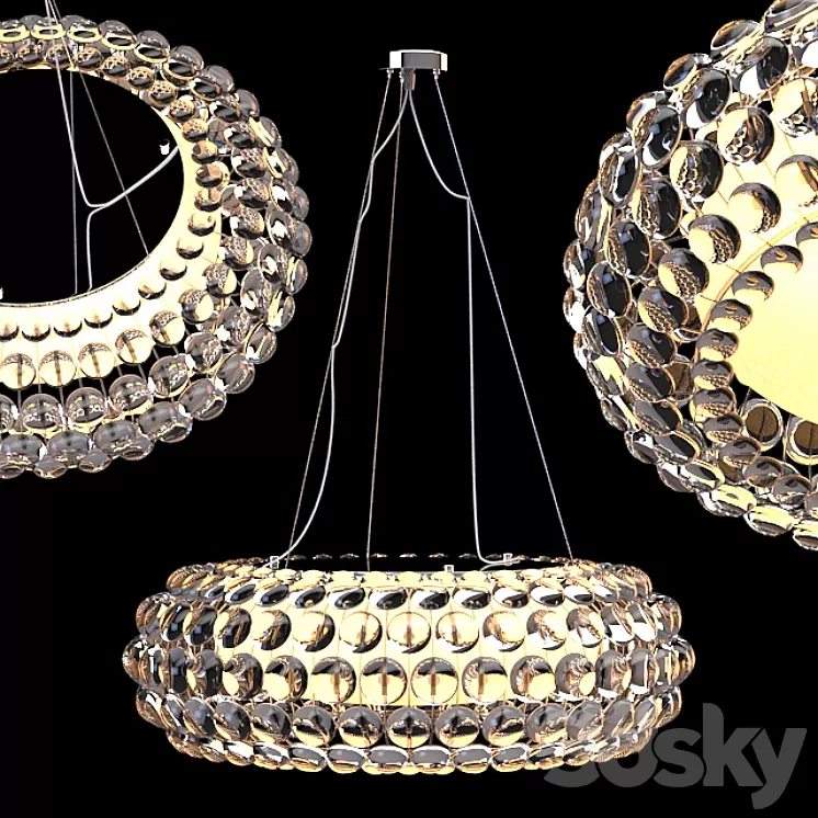 Chandelier MW-Light Megapolis 325013201 Pendant 3D Model