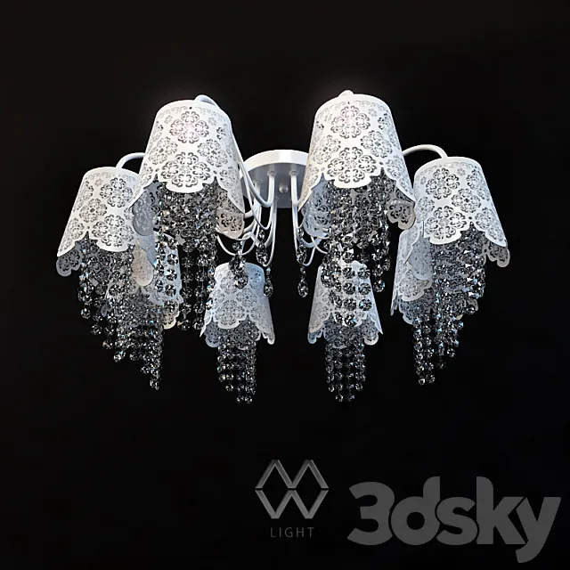 Chandelier MW-LIGHT Pauline 472010508 3DModel Chandelier MW-LIGHT Pauline 472010508 3DModel