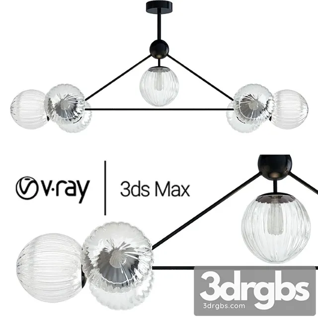 Chandelier nb light 17217 3D Model Download