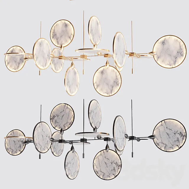 Chandelier Nebula L by Imperiumloft 3D Model Chandelier Nebula L by Imperiumloft 3D Model