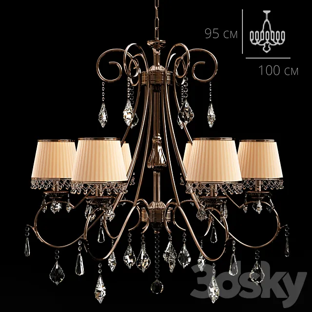 Chandelier Neobronce by Tomas & Saez LIGHTING 2110 3DModel