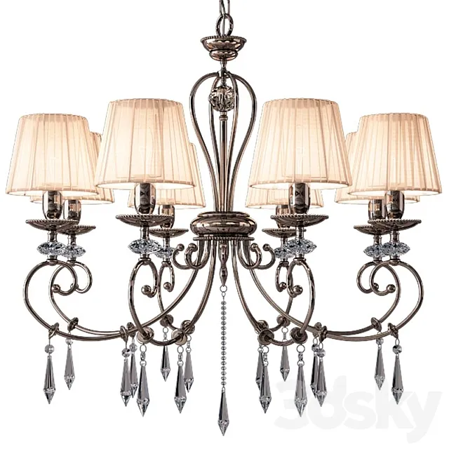 Chandelier Newport 10208 _ C 3D Model Chandelier Newport 10208 _ C 3D Model