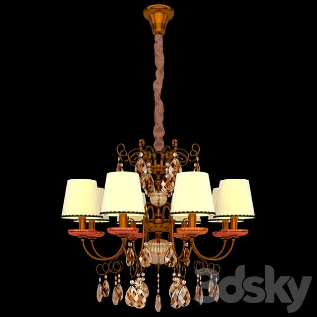 Chandelier Newport 10508 _ C 3DModel Chandelier Newport 10508 _ C 3DModel