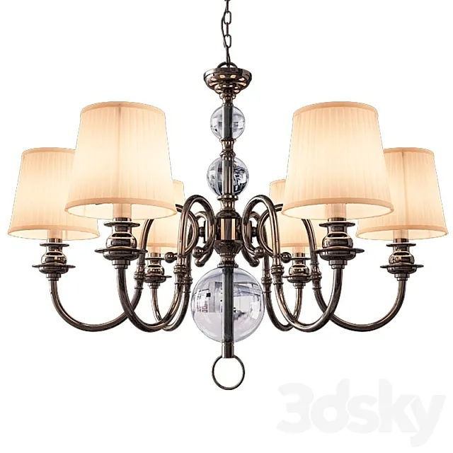 Chandelier Newport 3106 _ C 3DModel Chandelier Newport 3106 _ C 3DModel