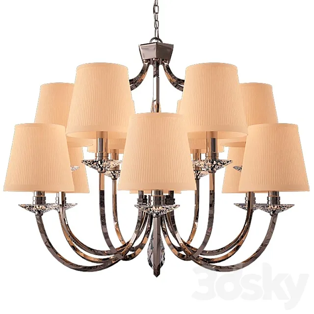 Chandelier Newport 31206 + 6 _ C 3DModel Chandelier Newport 31206 + 6 _ C 3DModel