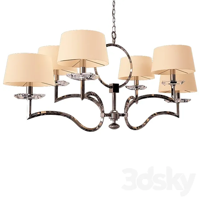 Chandelier Newport 3306 _ C 3DModel Chandelier Newport 3306 _ C 3DModel