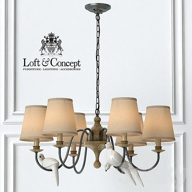 Chandelier Norman Bird Chandelier 3DModel Chandelier Norman Bird Chandelier 3DModel