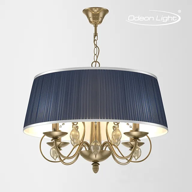 Chandelier ODEON LIGHT 3921_4 NIAGARA 3D Model Chandelier ODEON LIGHT 3921_4 NIAGARA 3D Model